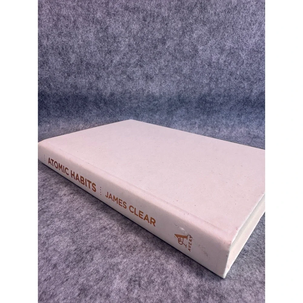 Atomic Habits James Clear Hardcover Self-Improvement Book (No Dust Jacket)
